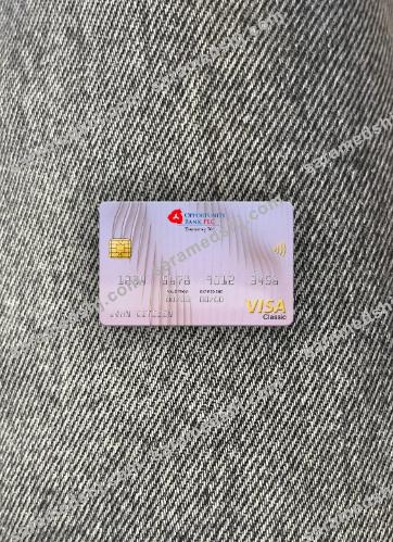 South Sudan Opportunity Bank visa classic card photolook front